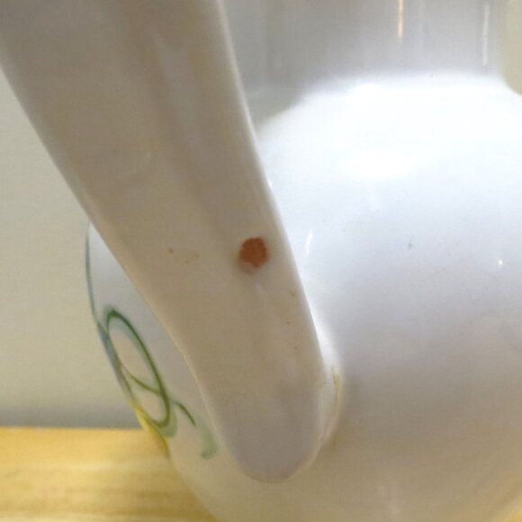 Himark Large 8.5" Jug Pitcher Fruit Flower Signed Celina Hand Painted Portugal - Picture 6 of 7